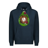 Navy baseball and western roses teardrop  4 Premium Hoodie - BundleAndBundleShop
