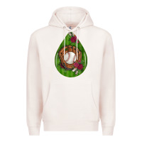 Pale Pink baseball and western roses teardrop  4 Premium Hoodie - BundleAndBundleShop