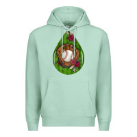 Seafoam baseball and western roses teardrop  4 Premium Hoodie - BundleAndBundleShop
