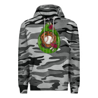 Slate Camo baseball and western roses teardrop  4 Premium Hoodie - BundleAndBundleShop