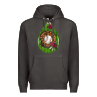 Smoke baseball and western roses teardrop  4 Premium Hoodie - BundleAndBundleShop