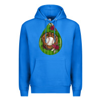 True Royal baseball and western roses teardrop  4 Premium Hoodie - BundleAndBundleShop