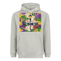 Moon Dust mardi gras street lights Heavyweight Hoodie - MaliasSmallBusiness