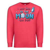 Cardinal i love you to the moon and back Premium Sweatshirt - MaliasSmallBusiness