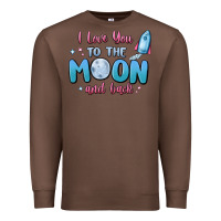 Chestnut i love you to the moon and back Premium Sweatshirt - MaliasSmallBusiness