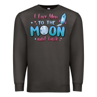 Smoke i love you to the moon and back Premium Sweatshirt - MaliasSmallBusiness
