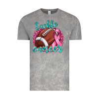 Cloud Rock Tackle Cancer Football Vintage Tee - texasbilliewilder