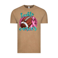 Vintage Coffee Tackle Cancer Football Vintage Tee - texasbilliewilder