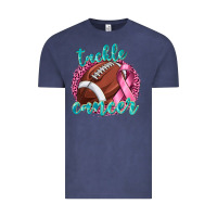 Tackle Cancer Football Vintage Tee | Teevron