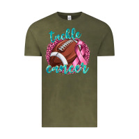 Vintage Olive Tackle Cancer Football Vintage Tee - texasbilliewilder