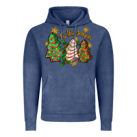 Vintage Denim tis the season christmas cake Vintage Hoodie - Zillion Design Studio