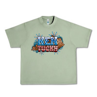 Oil Green Fourth of July Kentucky Urban Heavy Tee - Neo Western