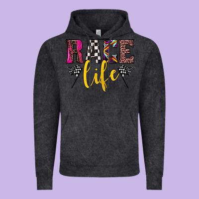 Race Life Vintage Hoodie Designed By Jahusdesignshop