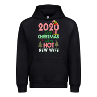 Black 2020 First Christmas With My Hot New Wife Urban Hoodie - Bettercallsaul