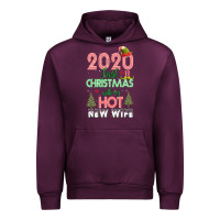 Mauve Wine 2020 First Christmas With My Hot New Wife Urban Hoodie - Bettercallsaul