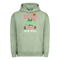 Pigment Oil Green 2020 First Christmas With My Hot New Wife Urban Hoodie - Bettercallsaul
