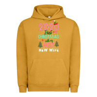 Pigment Peanut Butter 2020 First Christmas With My Hot New Wife Urban Hoodie - Bettercallsaul