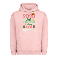 Pigment Salmon 2020 First Christmas With My Hot New Wife Urban Hoodie - Bettercallsaul