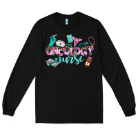 Black oncology nurse Long Sleeve Tee - AdoDesignShop