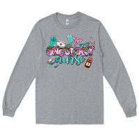 Heather Grey oncology nurse Long Sleeve Tee - AdoDesignShop