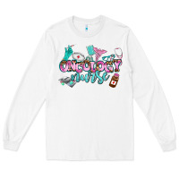 White oncology nurse Long Sleeve Tee - AdoDesignShop