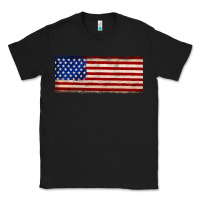 Black usa flag Classic Tee - JahusDesignShop