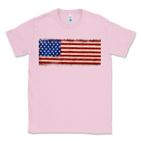 Bubblegum Pink usa flag Classic Tee - JahusDesignShop