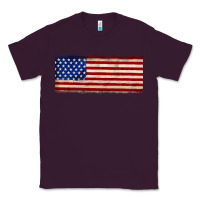Plum usa flag Classic Tee - JahusDesignShop