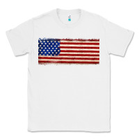 White usa flag Classic Tee - JahusDesignShop