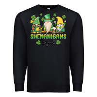 Black shenanigans squad gnomes st. patricks day Premium Sweatshirt - MaliasSmallBusiness