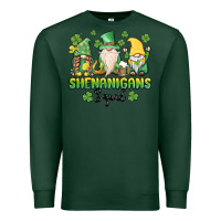 Sports Green shenanigans squad gnomes st. patricks day Premium Sweatshirt - MaliasSmallBusiness