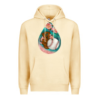 Pina Colada baseball and western roses teardrop  3 Premium Hoodie - BundleAndBundleShop