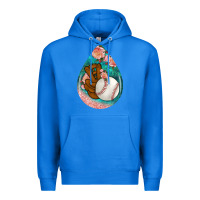 True Royal baseball and western roses teardrop  3 Premium Hoodie - BundleAndBundleShop