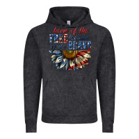 Vintage Black home of the free because of the brave sunflower bi Vintage Hoodie - texasbilliewilder