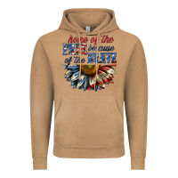 Vintage Camel home of the free because of the brave sunflower bi Vintage Hoodie - texasbilliewilder