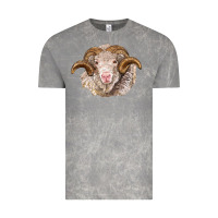 Cloud Rock merino wool ram Vintage Tee - BarkalooDesign