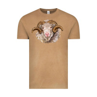 Vintage Camel merino wool ram Vintage Tee - BarkalooDesign