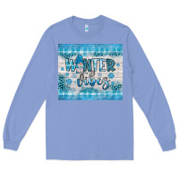 Colony Blue winter vibes gnome Long Sleeve Tee - JahusDesignShop