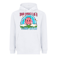 White your anxıett is a lying bitch malia Heavyweight Hoodie - MaliasSmallBusiness