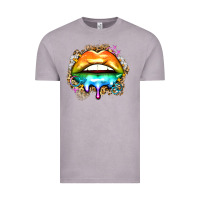 Vintage Zinc rainbow lips Vintage Tee - Zillion Design Studio