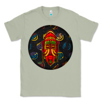 Matcha african masks round earrings 2 Classic Tee - BundleAndBundleShop