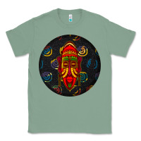 Sage african masks round earrings 2 Classic Tee - BundleAndBundleShop