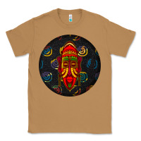 Toasted Coconut african masks round earrings 2 Classic Tee - BundleAndBundleShop