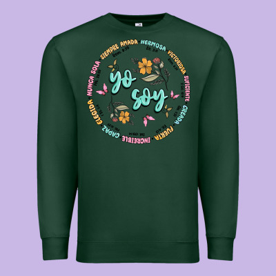 Yo Soy Inspiration Premium Sweatshirt Designed By Maliassmallbusiness