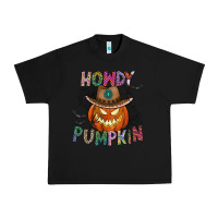 Black howdy pumpkin Urban Heavy Tee - CowhideDigitalArt