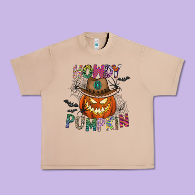 Howdy Pumpkin Urban Heavy Tee Designed By Cowhidedigitalart
