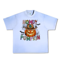 Grape Ice howdy pumpkin Urban Heavy Tee - CowhideDigitalArt