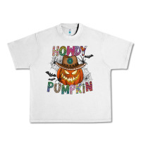 Lunar Rock howdy pumpkin Urban Heavy Tee - CowhideDigitalArt