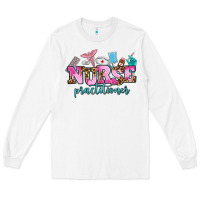 White nurse practitioner Long Sleeve Tee - AdoDesignShop