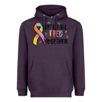 Plum we are all tied together Heavyweight Hoodie - MaliasSmallBusiness
